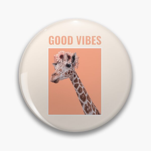 Artikelvorschau, Good Vibes Giraffen-Design entworfen und verkauft von Artpace.