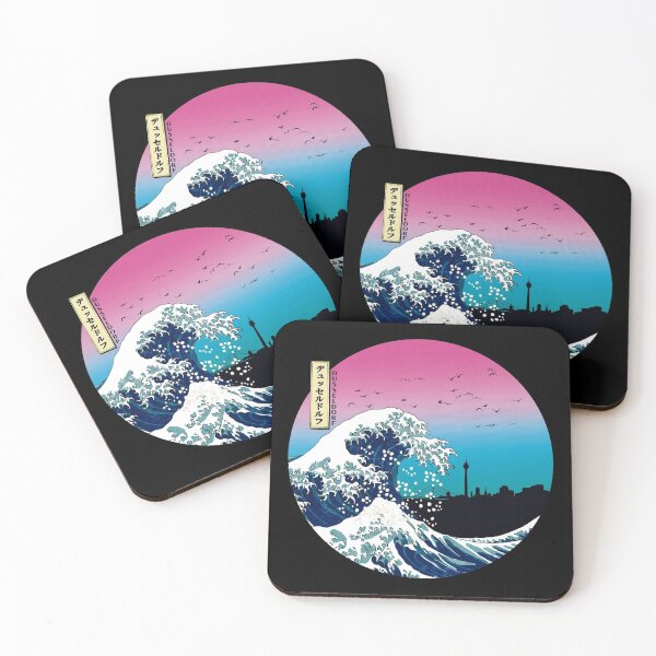 Item preview, Dusseldorf Kanagawa Wave Retro designed and sold by DFerraz.