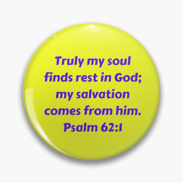 Artikelvorschau, Bible Verse Psalm 62:1 entworfen und verkauft von Prayingwarrior.