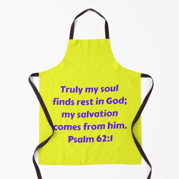 Artikelvorschau, Bible Verse Psalm 62:1 entworfen und verkauft von Prayingwarrior.