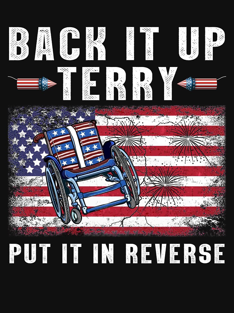Discover Back Up Terry Put It In Reverse 4th of July Fireworks Racerback Tank Top