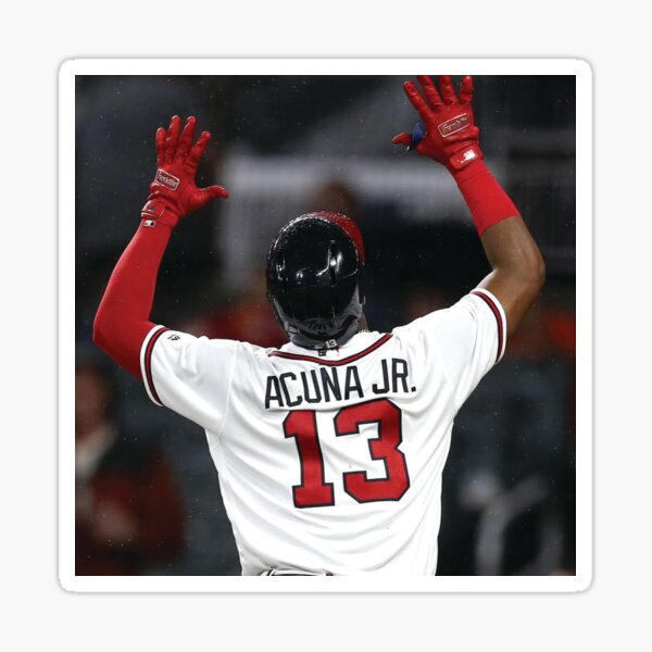 Ronald Acuña Jr. Sticker for Sale by theclemsonj