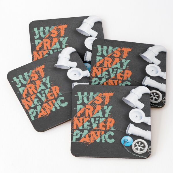 Item preview, Never panic design for redbubble designed and sold by Kumaramang.