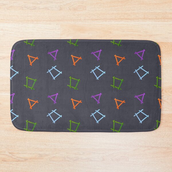 Item preview, Popsicle Stick Geometry - Dark Gray Version designed and sold by KeksWorkroom.