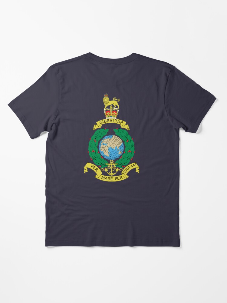 Royal Marines Globe and Laurel T-Shirt 100% Cotton Desert Sand Royal Marines Globe and Laurel T-Shirt 100% Cotton Desert Sand