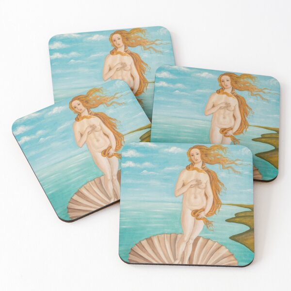 Item preview, Birth of venus botticelli black designed and sold by thenewnormality.