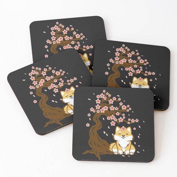 Item preview, Shiba Inu Dog Sitting Under A Cherry Blossom Tree T-Shirt  designed and sold by StarcyWol.