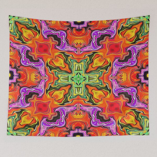 Item preview, Girasol Mexicano Naranja Amarillo Verde Rosa Púrpura designed and sold by Sector18.