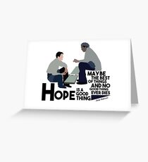 Shawshank Redemption Greeting Card