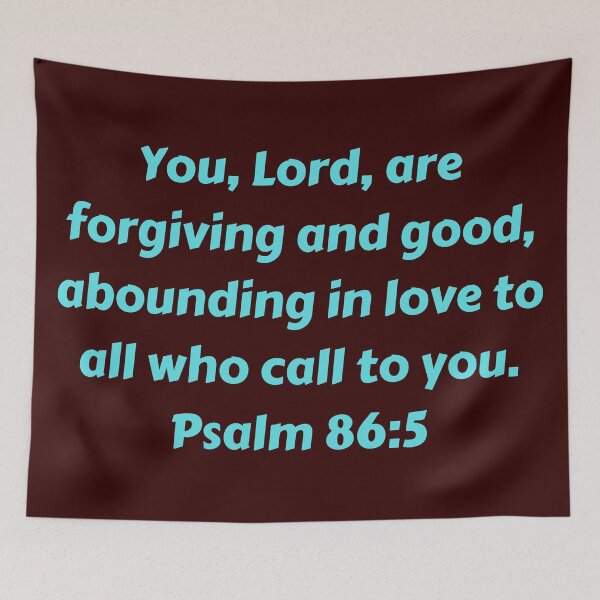 Item preview, Bible Verse Psalm 86:5 designed and sold by Prayingwarrior.