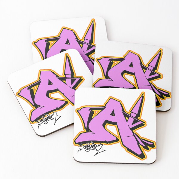 Item preview, PINK LETTER A BY ESONE URBAN GRAFFITI STREET STYLE  designed and sold by GraffitiBomberZ.
