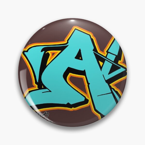 Item preview, BLUE LETTER A BY ESONE URBAN GRAFFITI STREET STYLE  designed and sold by GraffitiBomberZ.