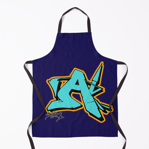 Item preview, BLUE LETTER A BY ESONE URBAN GRAFFITI STREET STYLE  designed and sold by GraffitiBomberZ.