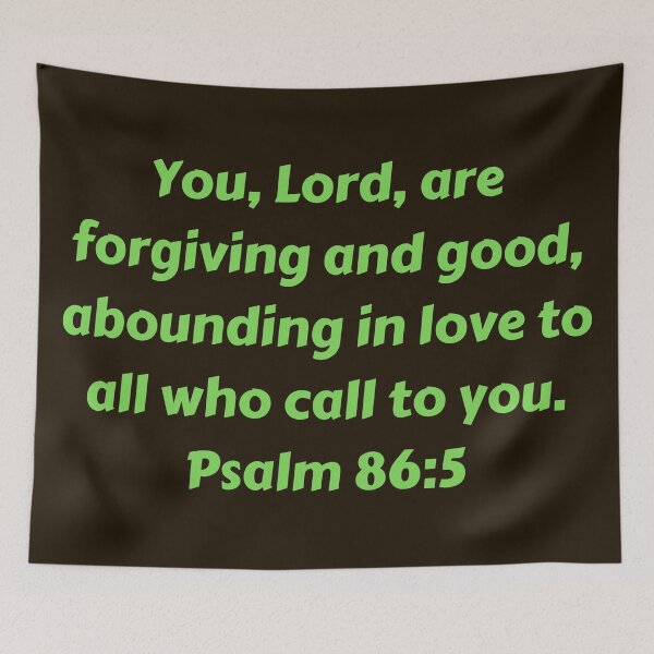 Item preview, Bible Verse Psalm 86:5 designed and sold by Prayingwarrior.