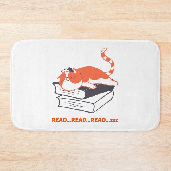 Item preview, read...read...read...sleep cute cat designed and sold by foxcart.