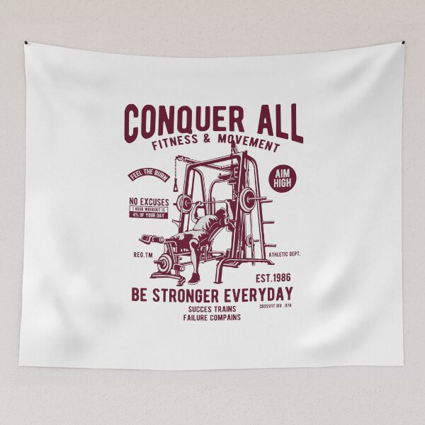 Item preview, Fitness & Movement Gym. No Excuses. Be Stronger Everyday.  designed and sold by wkyip79.