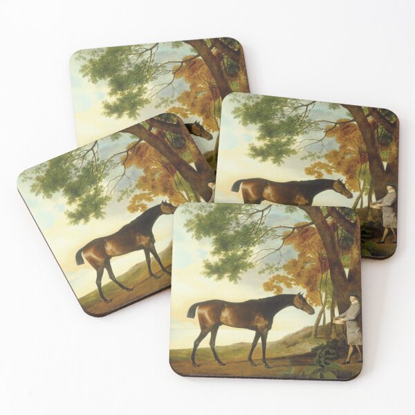 Item preview, Vintage George Stubbs art man and Horse designed and sold by Vintage Designs +.