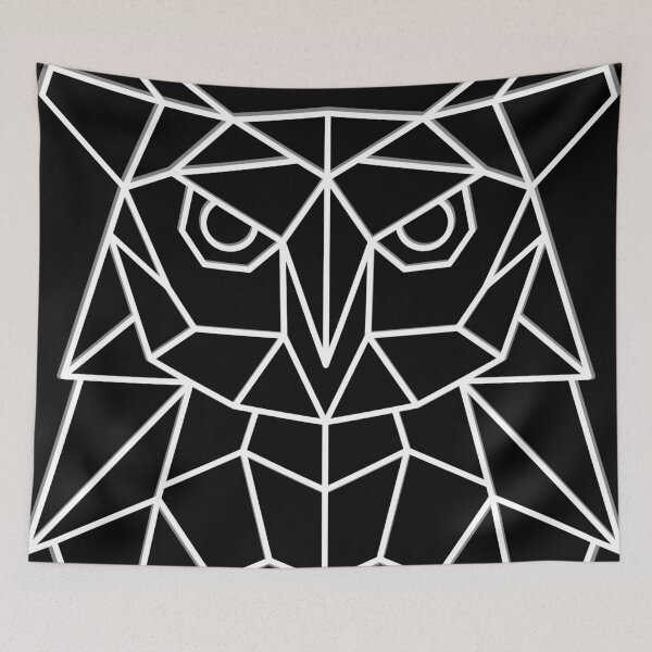 Item preview, Geometric Owl designed and sold by AllCDESIGNS.