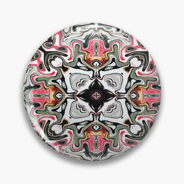 Item preview, Kabuki White Red Orange Pink Brown Black designed and sold by Sector18.