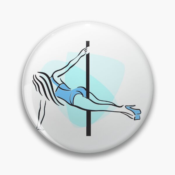 Artikelvorschau, Pole Dancer Blau entworfen und verkauft von LifeSimpliCity.