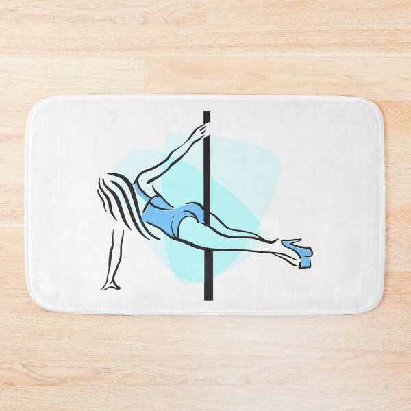 Aperçu de l'œuvre Pole Dancer Bleu créée et vendue par LifeSimpliCity.