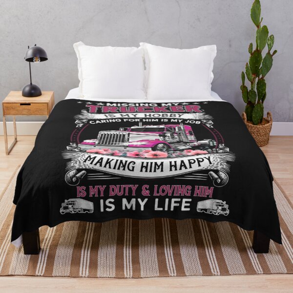 Item preview, Missing My Trucker Is My Hobby Caring For Him Is My Job Gift designed and sold by cindykz32bon.