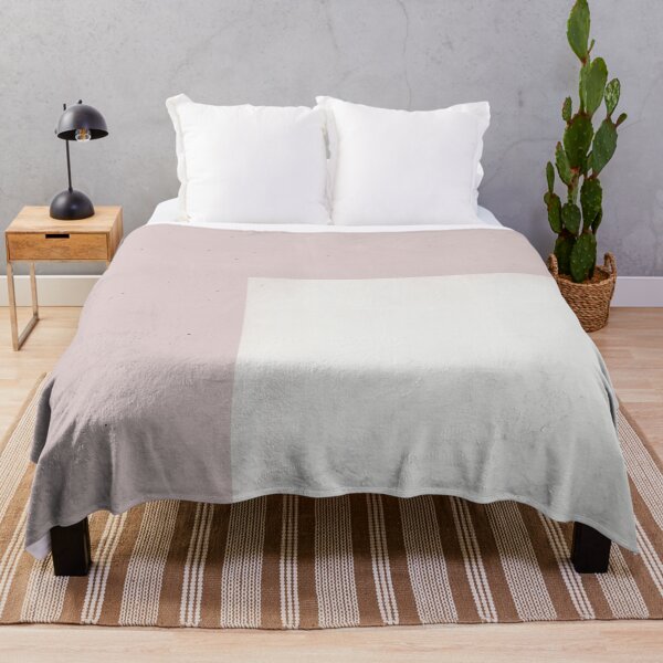 Item preview, Minimalist Colour Block in Soft White and Blush Pink designed and sold by kasamor.