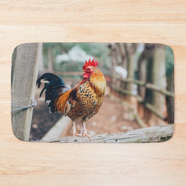 Item preview, Cockerel on A Farm - Cock-a-doodle-do - The Charm of Rural Landscape designed and sold by sthNnth.