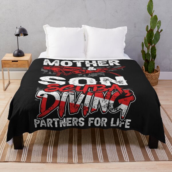 Item preview, Mother And Son Scuba Diving Partners for Life Vintage Retro designed and sold by cindykz32bon.