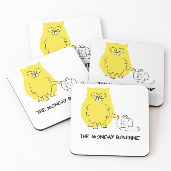 Item preview, The Monday routine Mr. Owl designed and sold by foxcart.