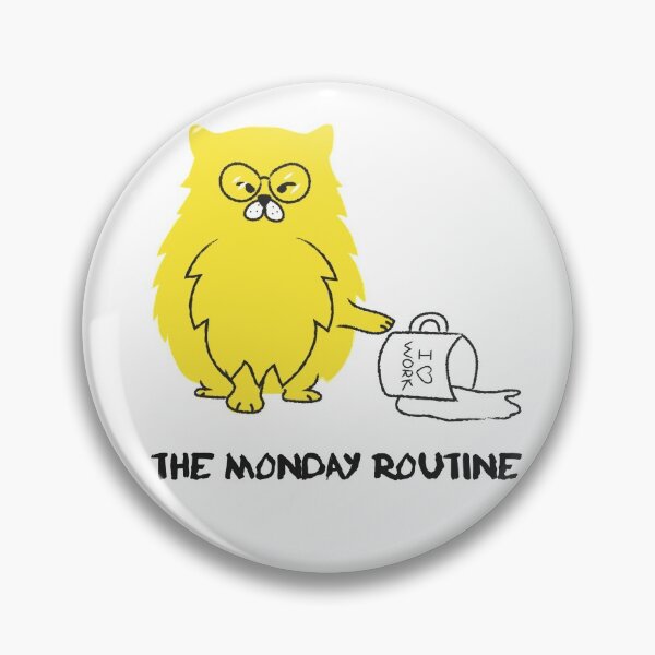Item preview, The Monday routine Mr. Owl designed and sold by foxcart.