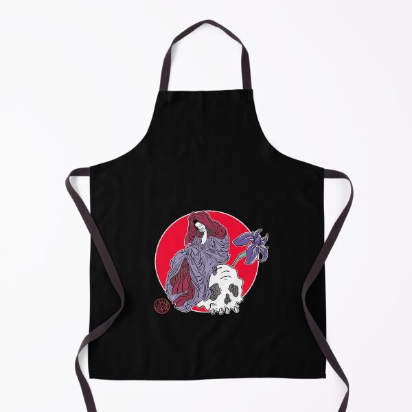 Item preview, Jigoku Dayu - skull and iris designed and sold by Ukiyograph.