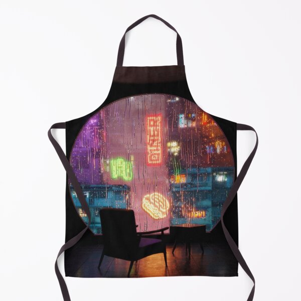 Item preview, Hongkong Rainy Night outside The Window designed and sold by CleverLand.