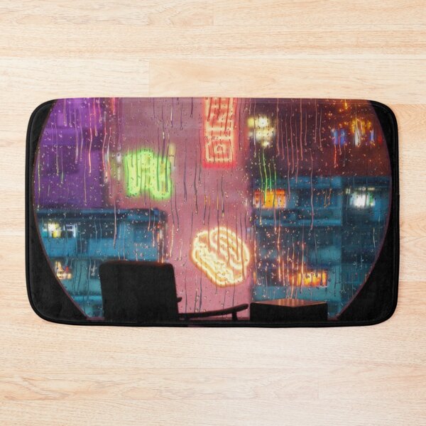 Item preview, Hongkong Rainy Night outside The Window designed and sold by CleverLand.