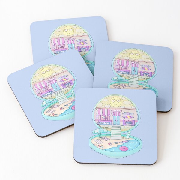 Item preview, Retro Pocket Beach Diner House designed and sold by VelvepeachShop.