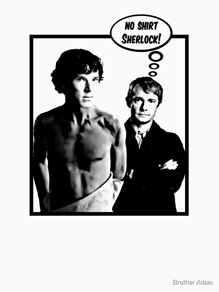 No Shirt Sherlock! by atartist