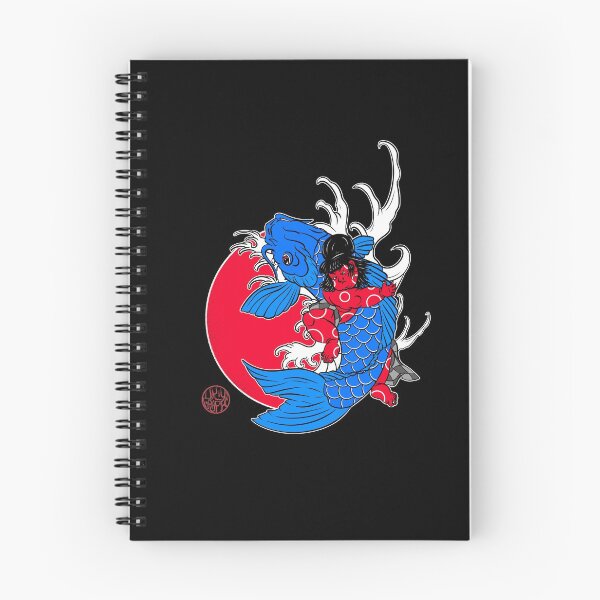 Item preview, Kintaro and the Koi carp designed and sold by Ukiyograph.