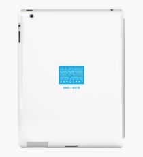 Vinilo o funda para iPad demócrata