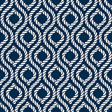 Artwork thumbnail, Nautical Rope Pattern by cotros