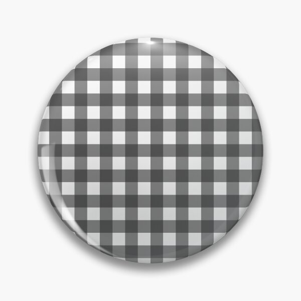 Item preview, dark grey gingham patterned designed and sold by ImagineKaye.