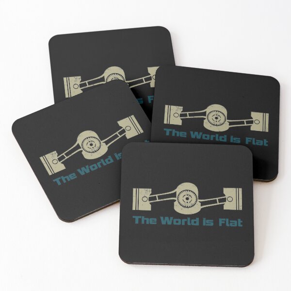 Item preview, the world is flat  designed and sold by AngstHyphen.