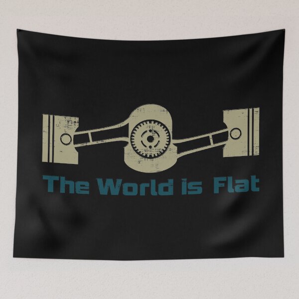 Item preview, the world is flat  designed and sold by AngstHyphen.
