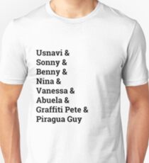 In den Höhen Zeichen (schwarze Schrift) Unisex T-Shirt