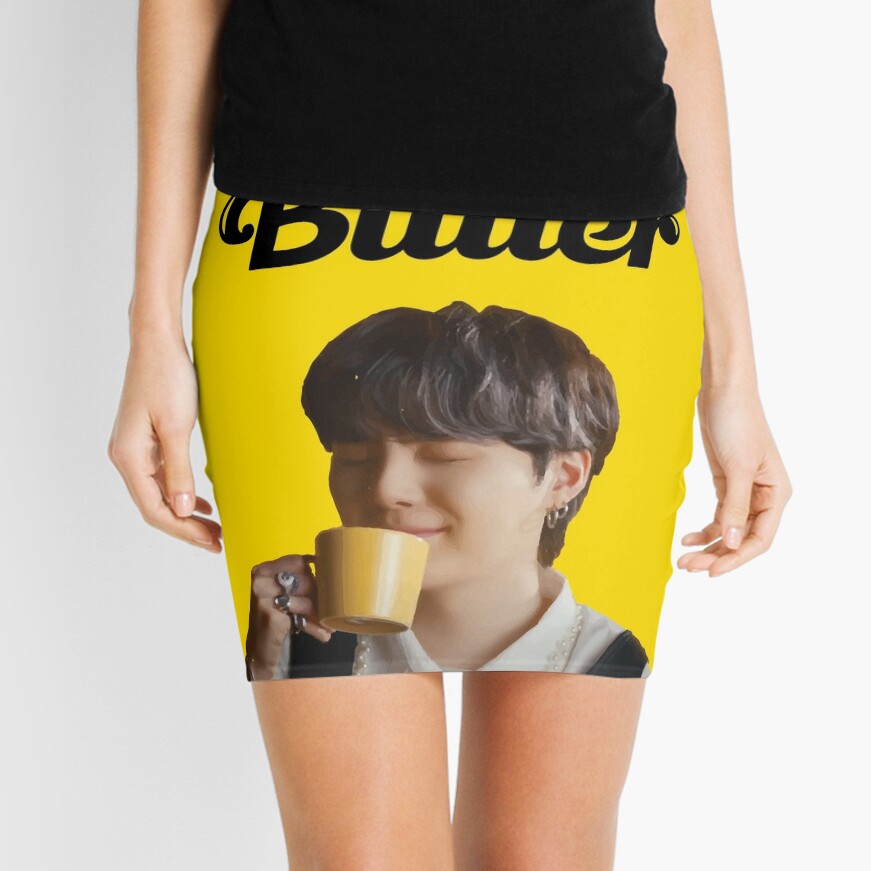 bts wearing skirts in butter
