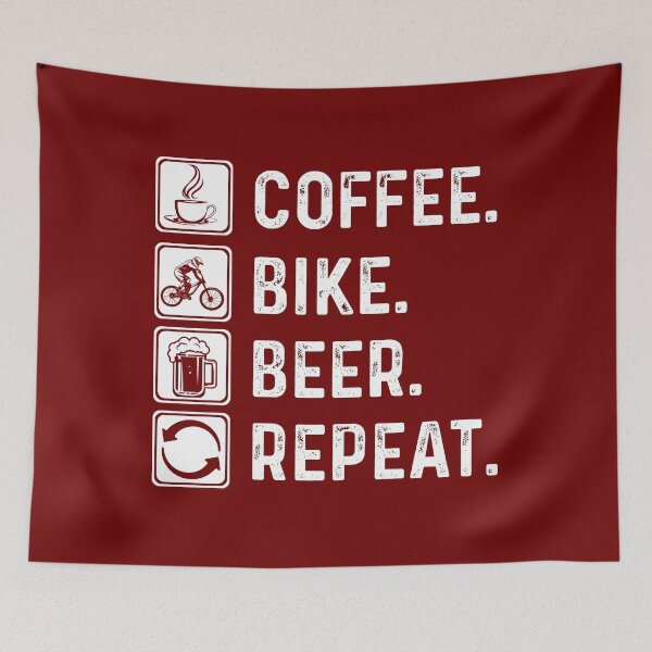 Item preview, Coffee, Bike, Beer, Repeat. designed and sold by digoarpi.