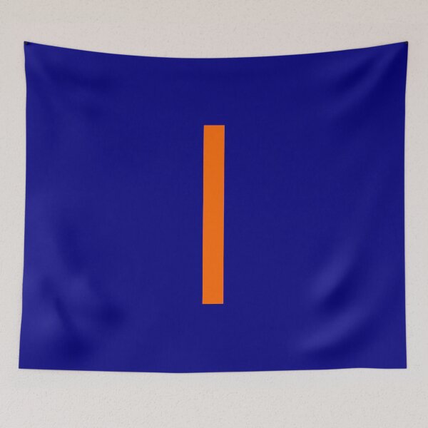 Item preview, Orange Line on Blue Second Edition designed and sold by Square Root of Squid.
