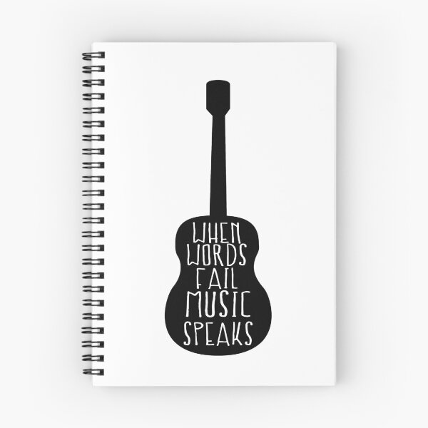 Item preview, When Words Fail Music Speaks  designed and sold by VikiQuick.