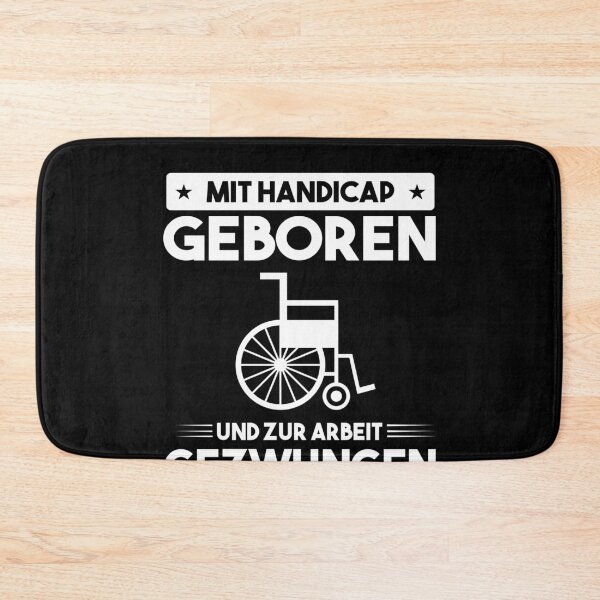 Item preview, MIT HANDICAP GEBOREN UND ZUR ARBEIT GEZWUNGEN designed and sold by Spirit-Designs.