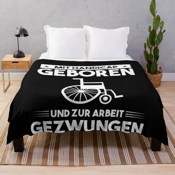 Item preview, MIT HANDICAP GEBOREN UND ZUR ARBEIT GEZWUNGEN designed and sold by Spirit-Designs.