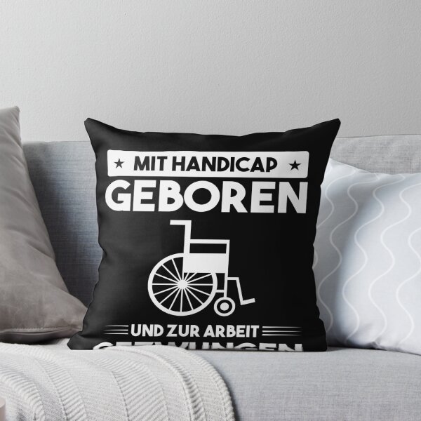 Item preview, MIT HANDICAP GEBOREN UND ZUR ARBEIT GEZWUNGEN designed and sold by Spirit-Designs.